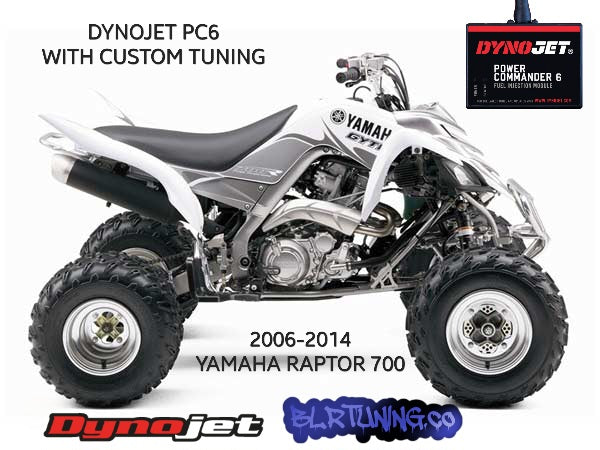 YAMAHA RAPTOR 700 - YFM700R RAPTOR - SE - GYTR EDITION 2006 - 2014 PC6 POWER COMMANDER 6 WITH CUSTOM TUNING OPTIONS BY BLR TUNING