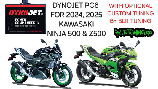 KAWASAKI NINJA 500 AND Z500 2024 - 2025 PC6 BY DYNOJET WITH OPTIONAL CUSTOM TUNING BY BLR TUNING