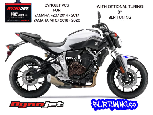 YAMAHA FZ07 FZ-07 MT07 MT-07 2014 - 2020 PC6 BY DYNOJET WITH OPTIONAL CUSTOM TUNING BY BLR TUNING