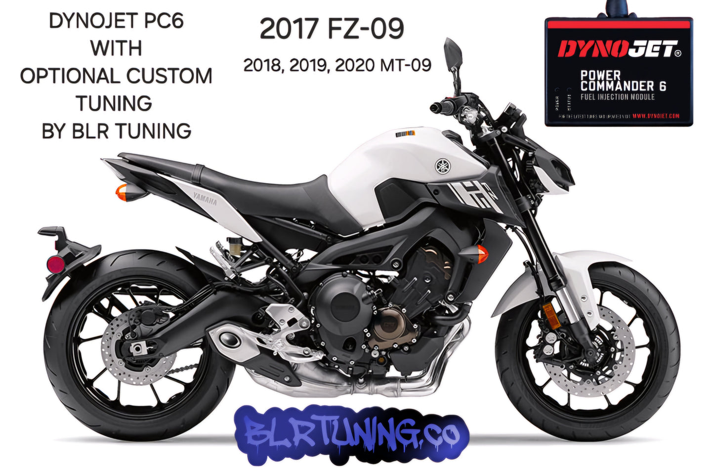 YAMAHA FZ-09 2017 MT-09 18 - 20 PC6 BY DYNOJET WITH OPTIONAL CUSTOM TUNING BY BLR TUNING