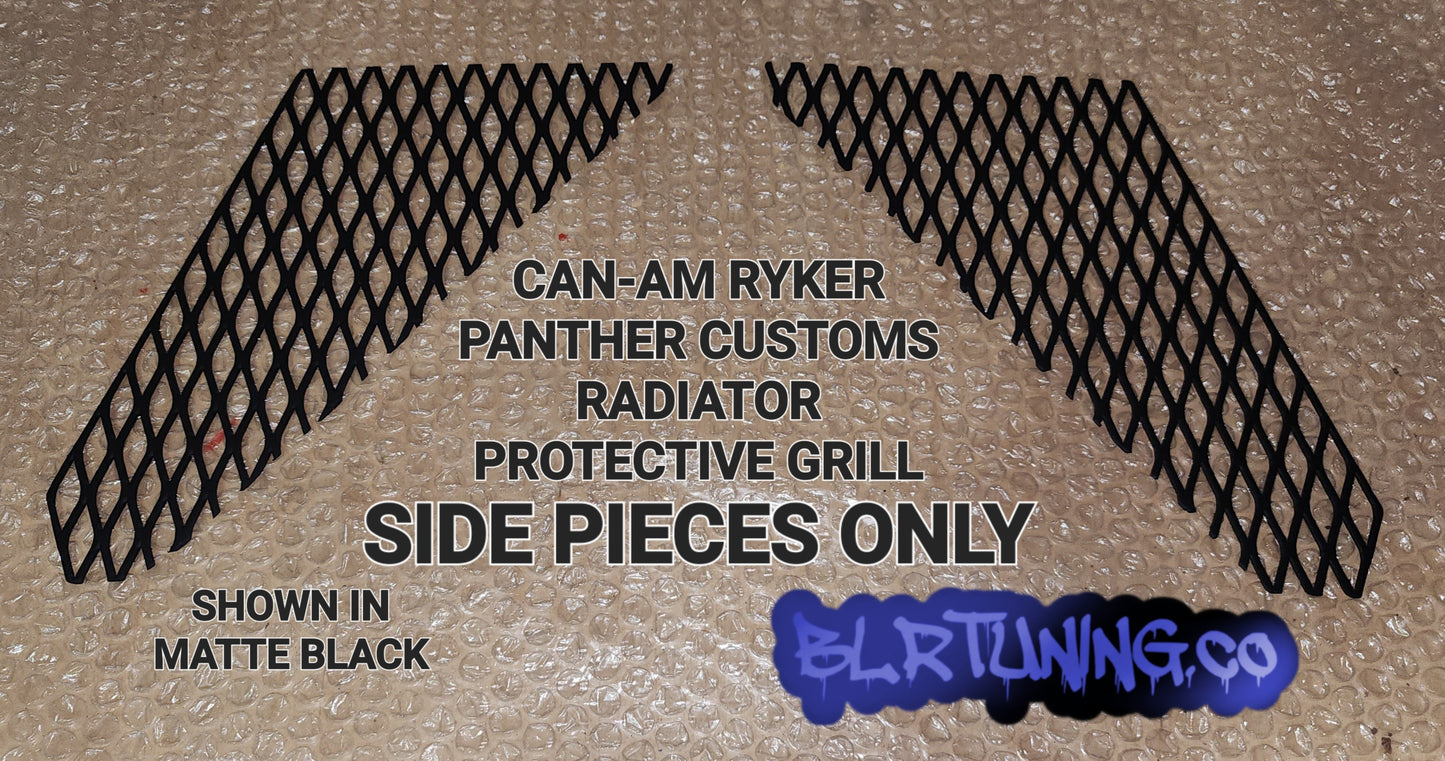 SIDES ONLY RADIATOR PROTECTIVE GRILL FOR PANTHER CUSTOMS RYKER FRONT END