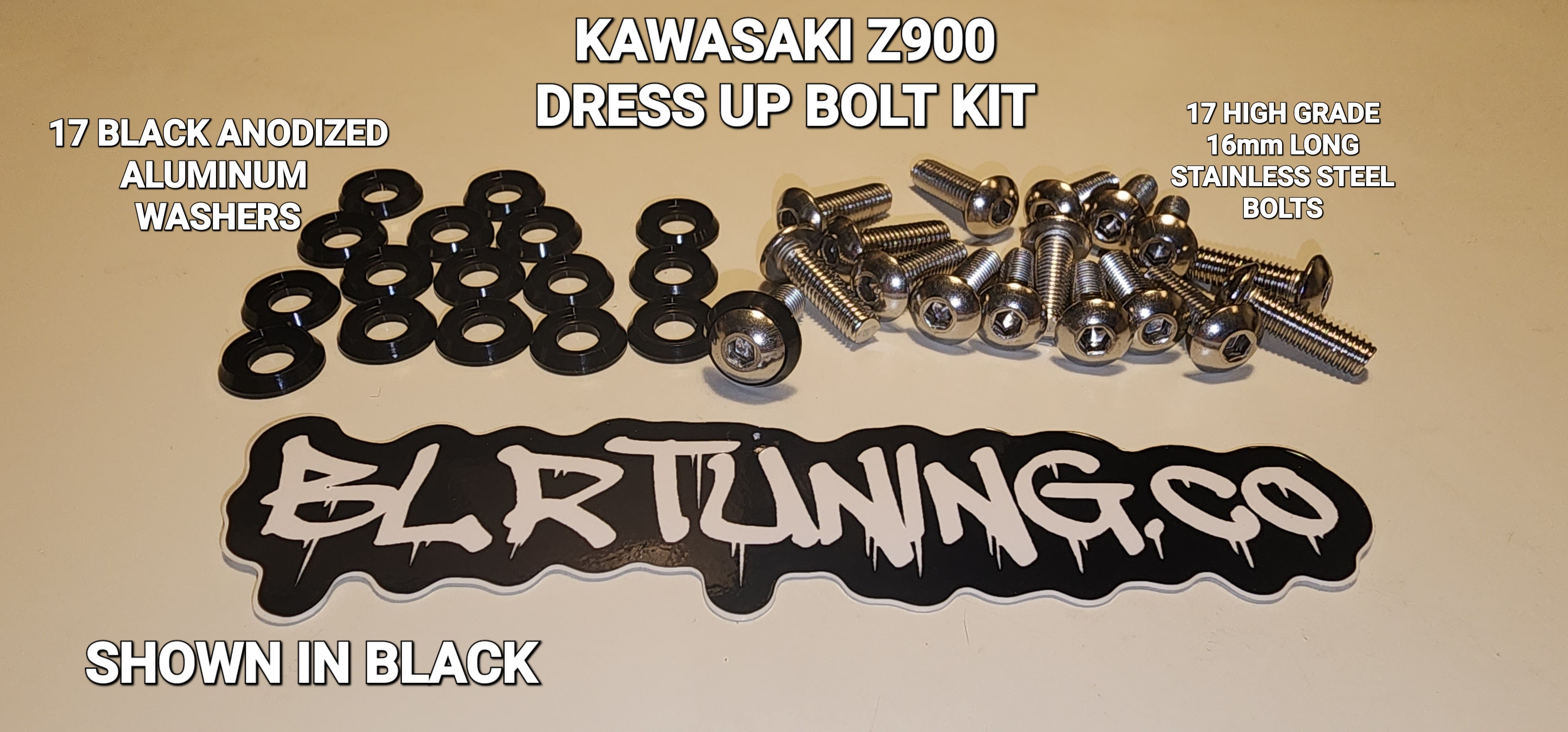 KAWASAKI Z900 DRESS UP BOLT KIT FOR 20 - 23