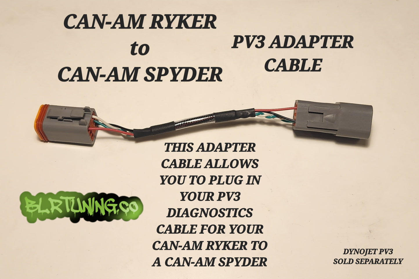 CABLE ADAPTADOR CAN-AM RYKER PV3 A CAN-AM SPYDER