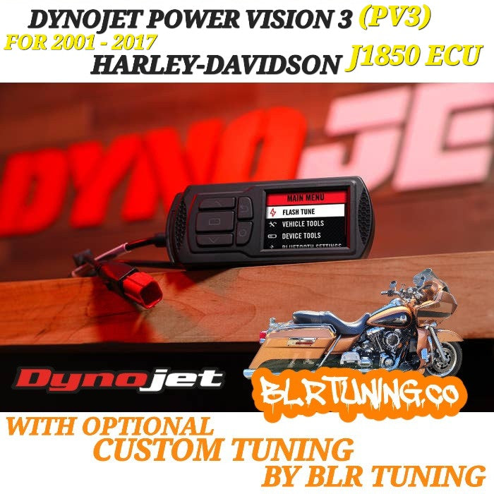 HARLEY DAVIDSON PV3-15-01 PARA ECU J1850 2001 - 2017 POR DYNOJET CON TUNING PERSONALIZADO OPCIONAL POR BLR TUNING