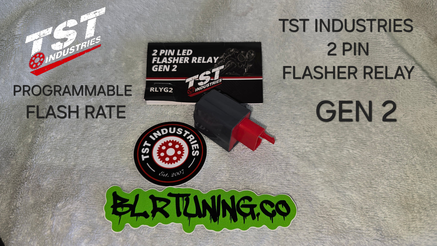 TST INDUSTRIES 2 PIN LED FLASHER RELAY GEN 2