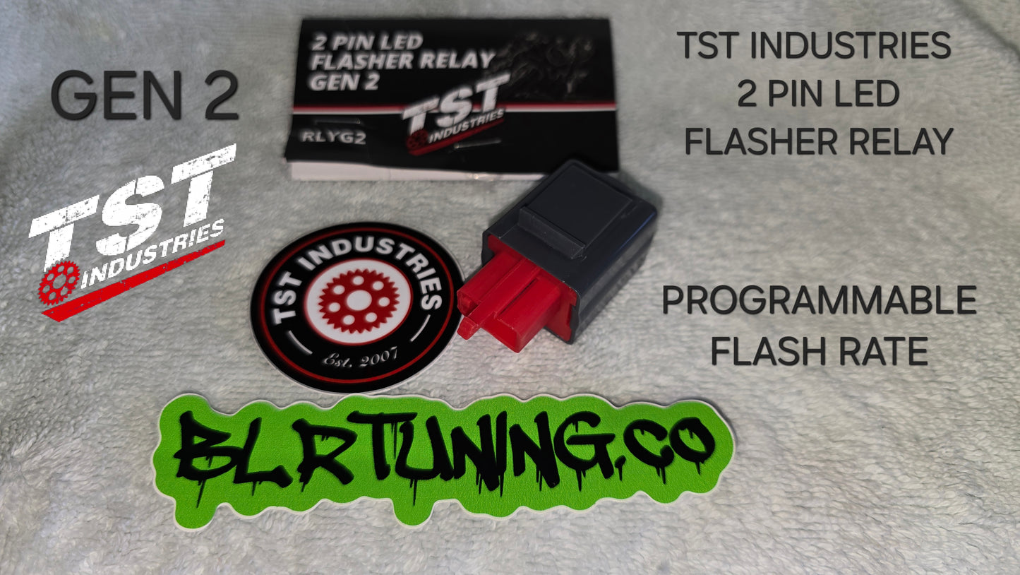 TST INDUSTRIES 2 PIN LED FLASHER RELAY GEN 2