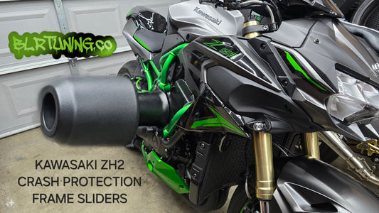 KAWASAKI ZH2 AND ZH2 SE CRASH PROTECTION FRAME SLIDERS FITS 2020 AND UP