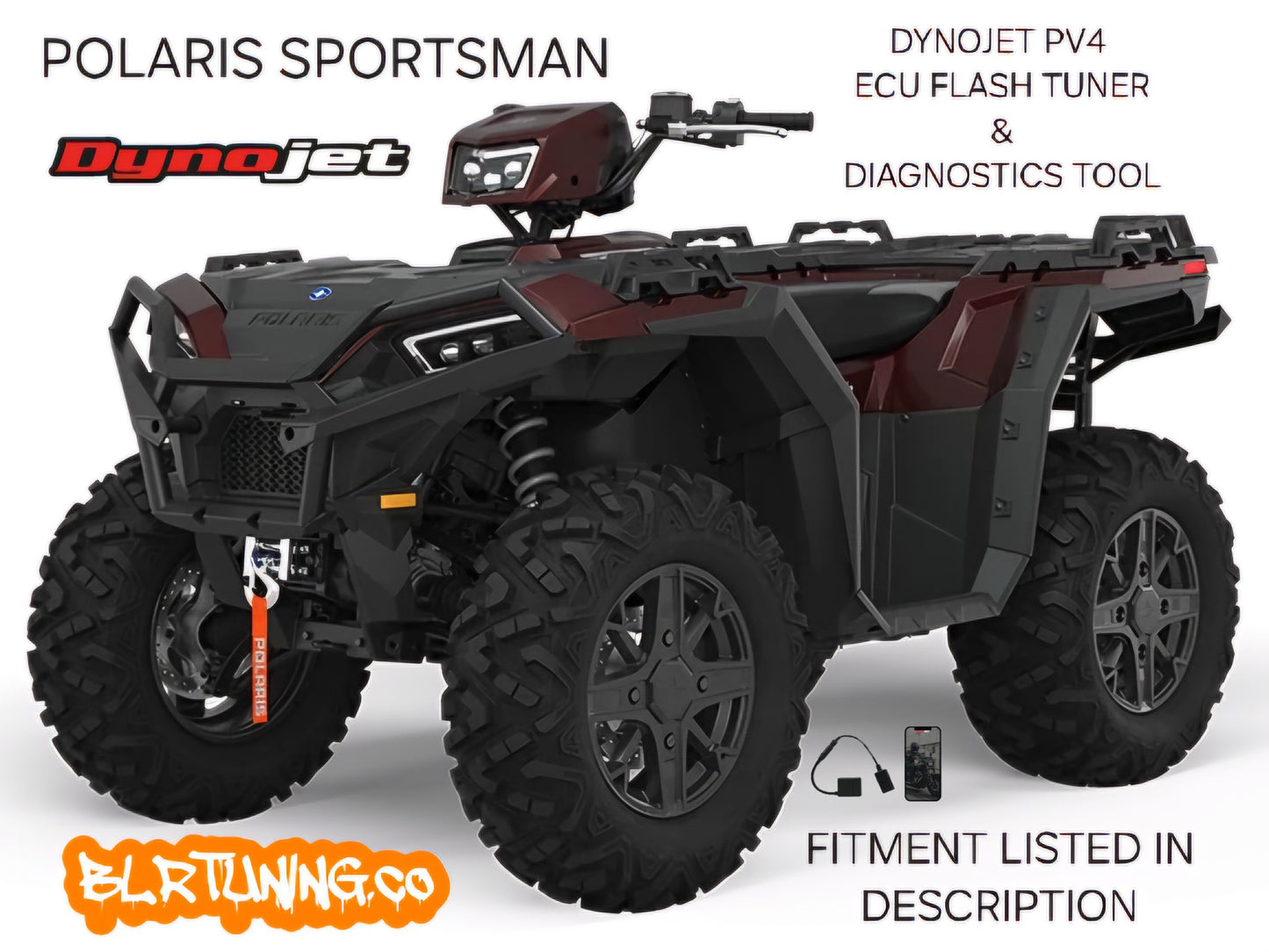 POLARIS SPORTSMAN ATV PV4-19-01 BY DYNOJET WITH OPTIONAL CUSTOM TUNING BY BLR TUNING