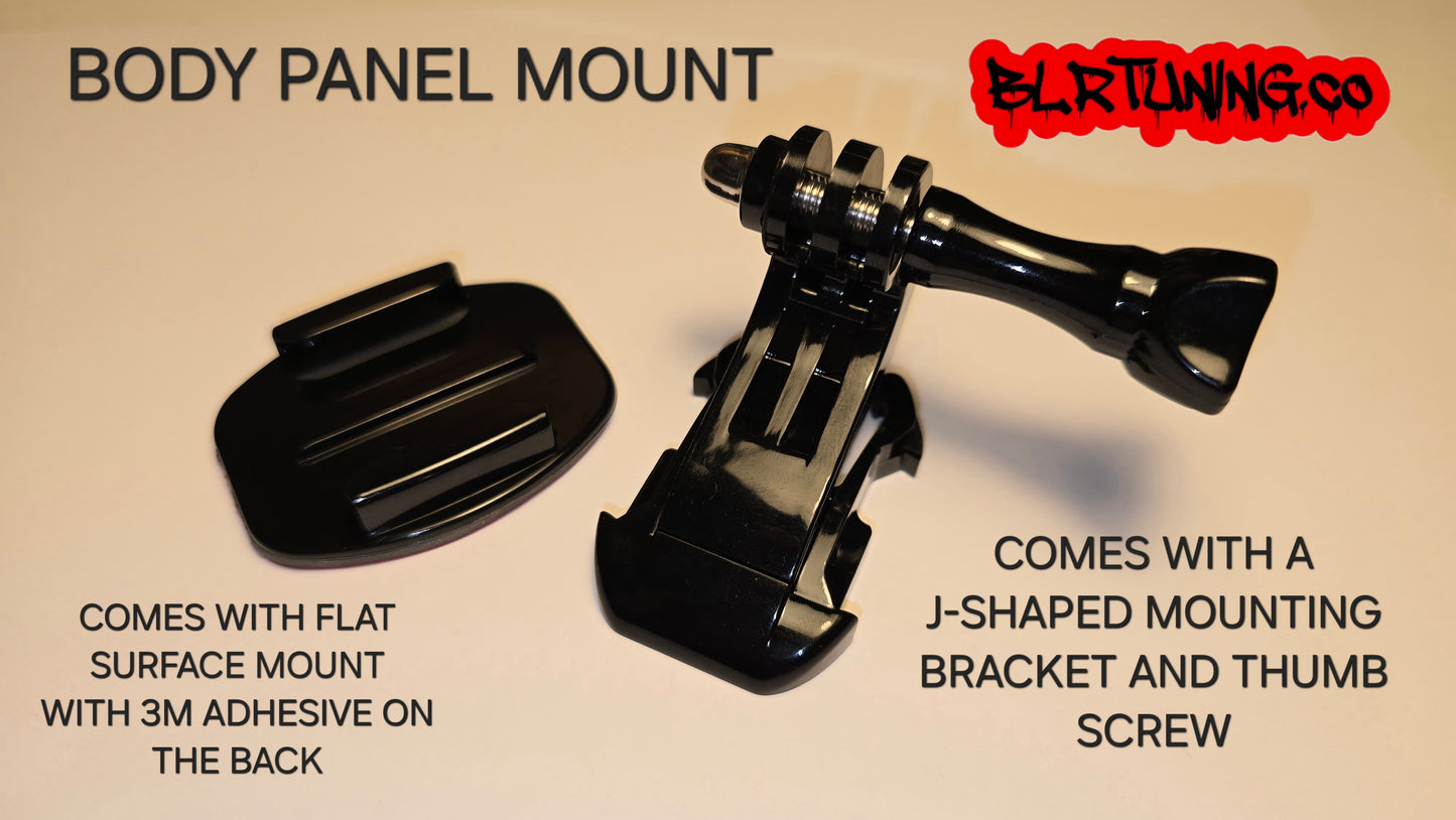 BODY PANEL MOUNT FOR PV3 OR ACTION CAMERA