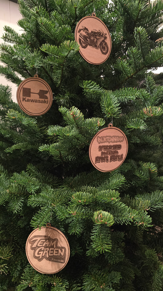 KAWASAKI 3 PACK OF ORNAMENTS