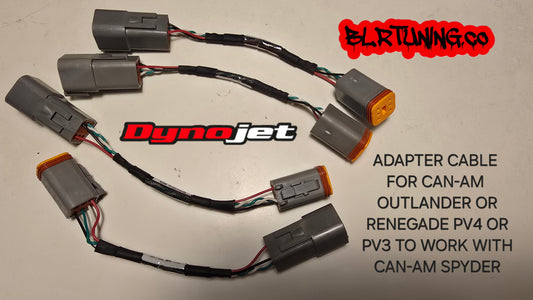 CAN-AM OUTLANDER OR RENEGADE TO CAN-AM SPYDER DYNOJET PV3 OR PV4 ADAPTER CABLE