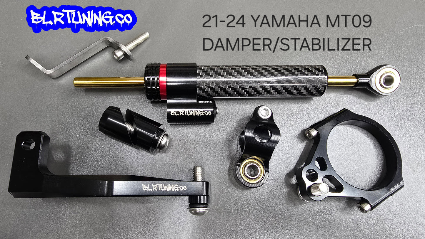 YAMAHA MT09 STEERING STABILIZER DAMPER FITS 2021 TO 2024 MT09 MT-09 XSR900 - WILL NOT FIT OLDER MODELS