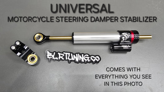 STEERING DAMPER STABILIZER UNIVERSAL 9 INCH FOR DIY PROJECTS WILL WORK FOR MOST MOTORCYCLES READ PRODUCT DESCRIPTION