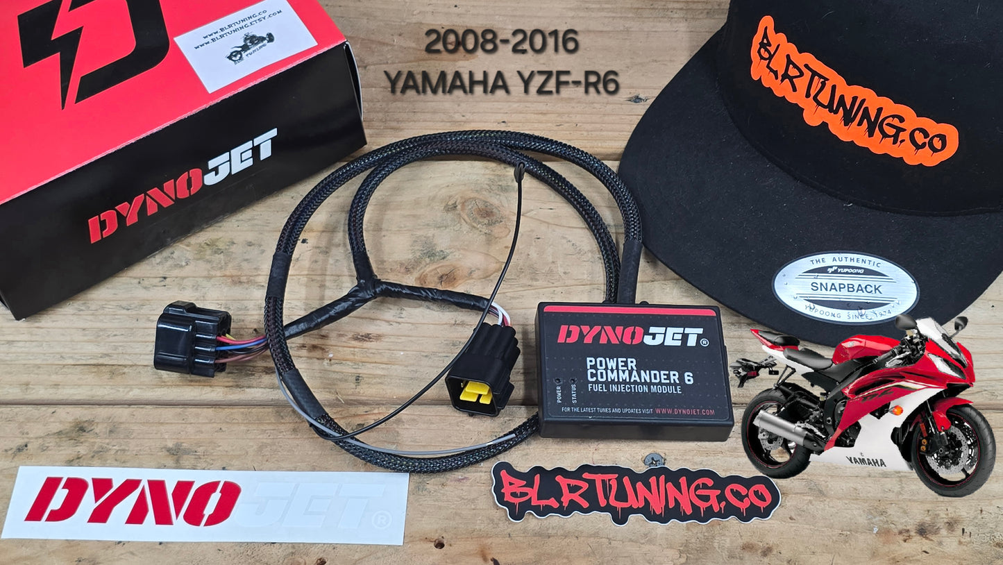 YAMAHA R6 YZF-R6 2008 - 2016 PC6 BY DYNOJET WITH OPTIONAL CUSTOM TUNING BY BLR TUNING