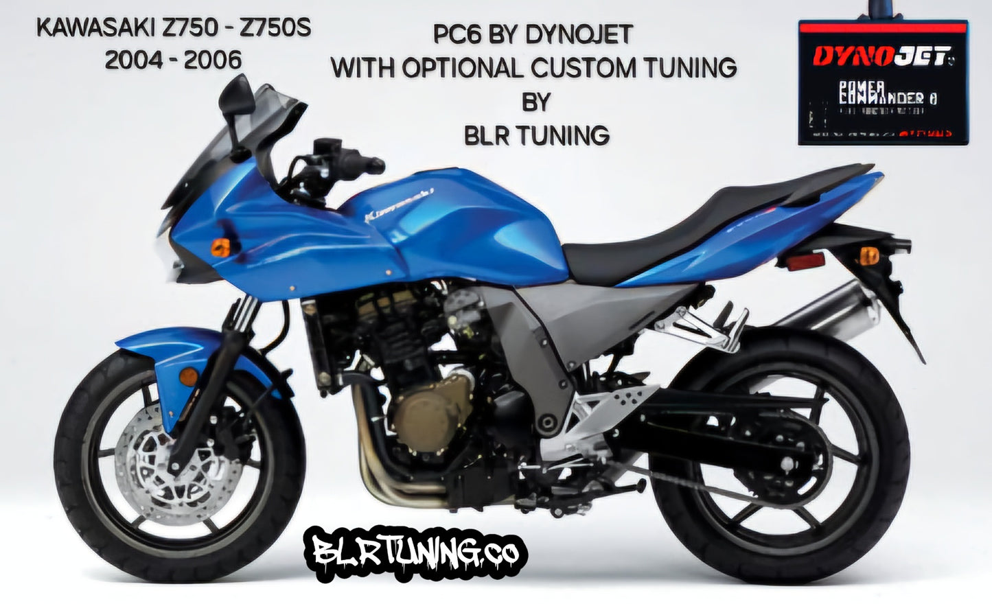 KAWASAKI Z750 - Z750S 2004 - 2006 PC6 BY DYNOJET WITH OPTIONAL CUSTOM TUNING BY BLR TUNING