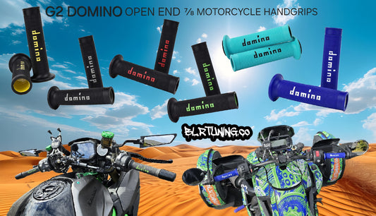 DOMINO G2 OPEN END 7/8 HAND GRIPS FOR MOTORCYCLES