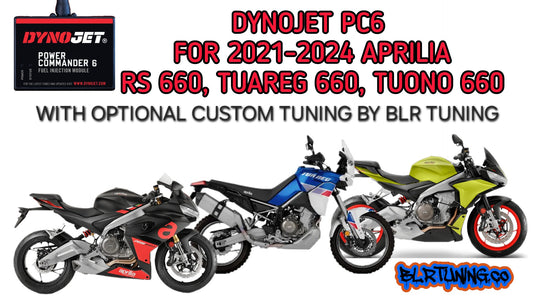 APRILIA - RS 660 - TUAREG 660 - TUONO 660 - 2021 - 2024 PC6 BY DYNOJET WITH OPTIONAL CUSTOM TUNING BY BLR TUNING