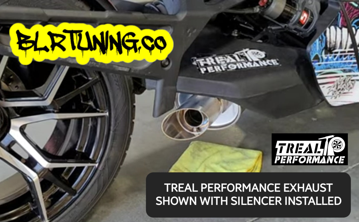TREAL PERFORMANCE EXHAUST SILENCER FOR CAN-AM RYKER