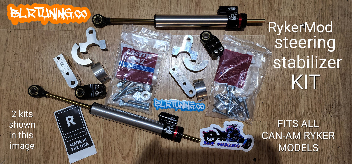 Kit de soporte estabilizador de dirección RykerMod con estabilizador universal para Can-Am Ryker