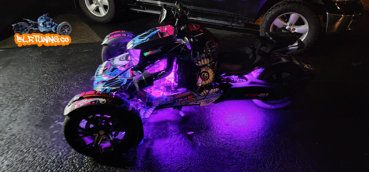 PAQUETE COMPLETO DE LED STEALTH PARA CAN-AM RYKER