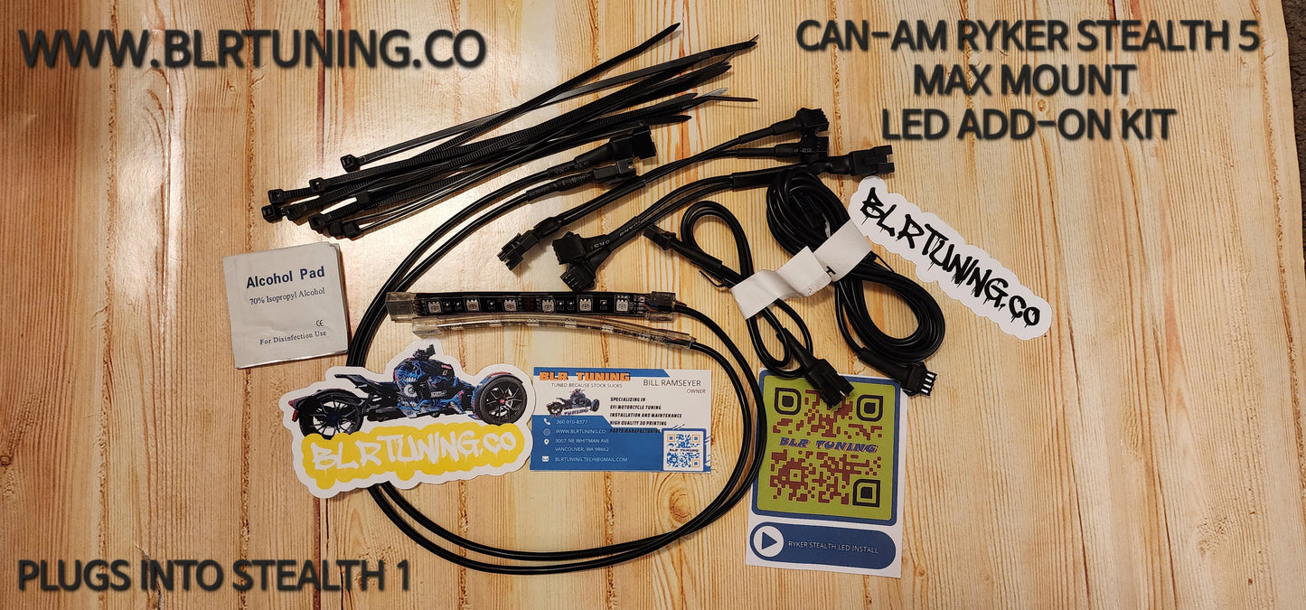 KIT ADICIONAL CAN-AM RYKER STEALTH 5 LED PARA MONTAJE MÁXIMO