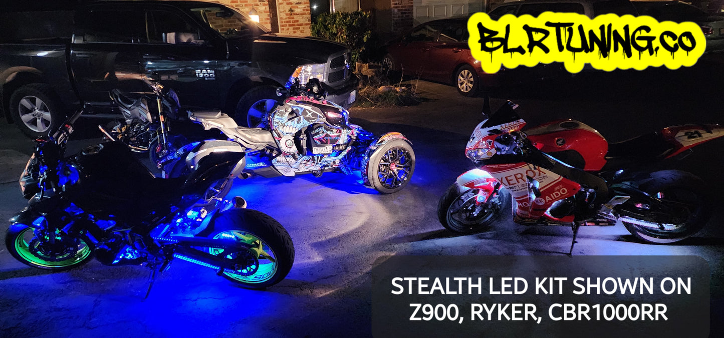 KIT LED STEALTH PARA BICICLETA NAKED Y SPORT