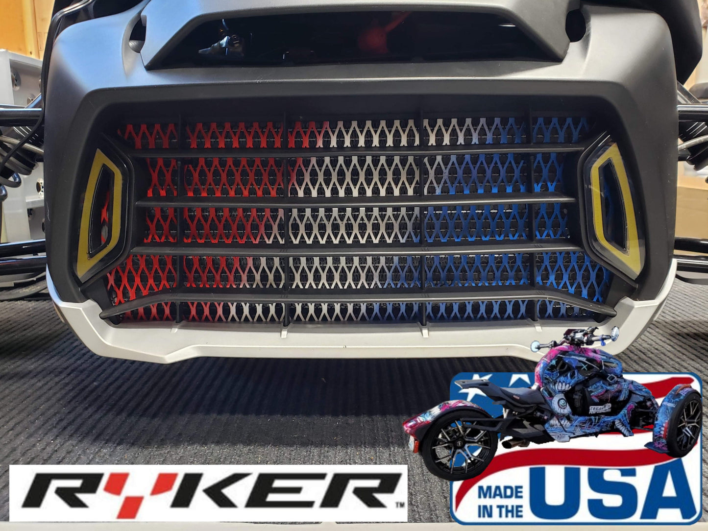 Can-Am RYKER RADIATOR Protective Grill FREEDOM Edition