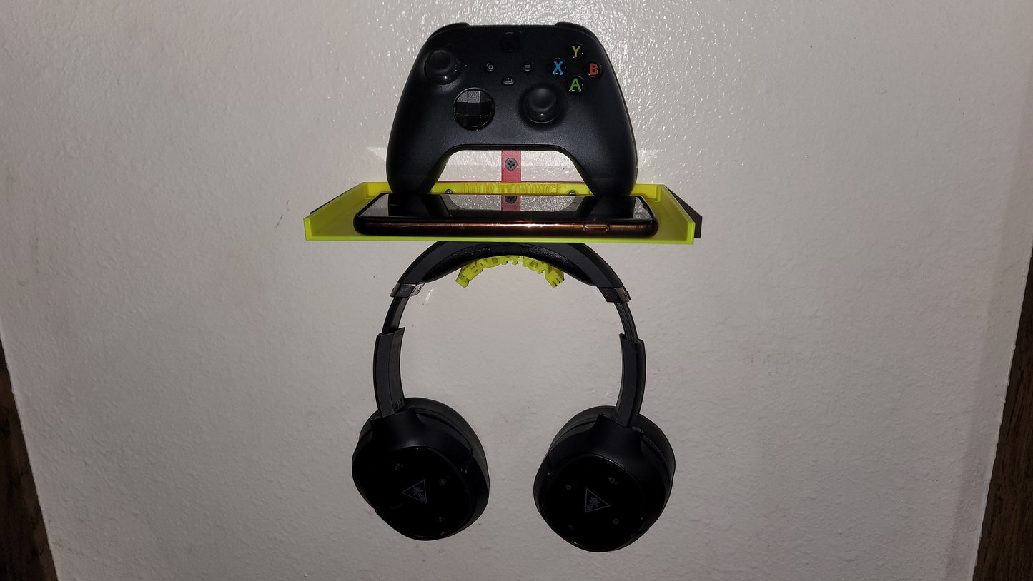 Soporte de pared para AURICULARES y CONTROLADORES DE JUEGOS