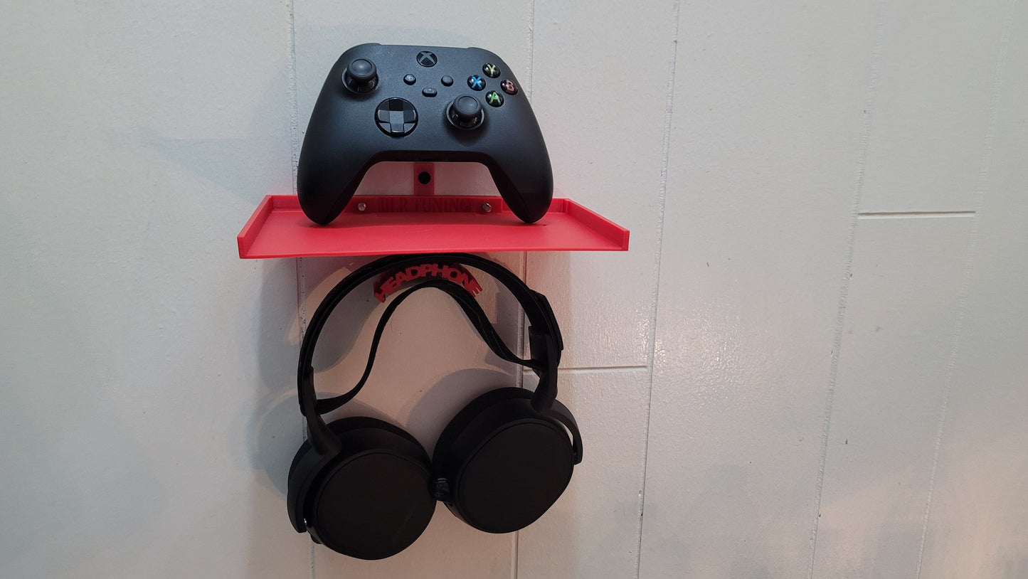 Soporte de pared para AURICULARES y CONTROLADORES DE JUEGOS